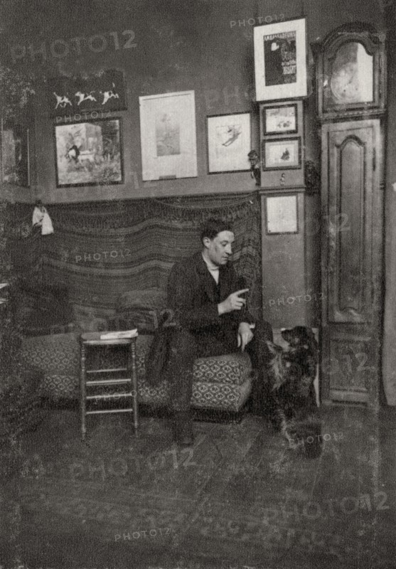 Francisque Poulbot, French cartoonist and illustrator, 1909. Artist: Unknown