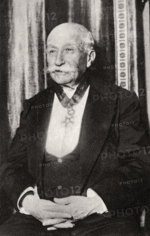 Clement Ader, French engineer and inventor, 1915. Artist: Unknown