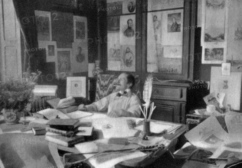 Edmond Rostand, French poet and dramatist, 1908. Artist: Unknown