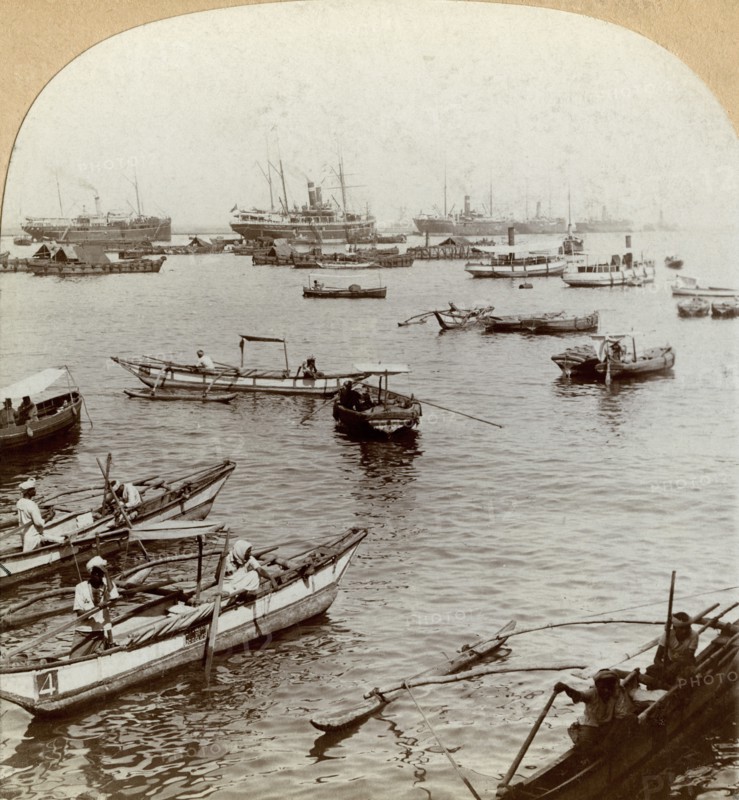 Colombo Harbour, Ceylon (Sri Lanka).Artist: Keystone View Company