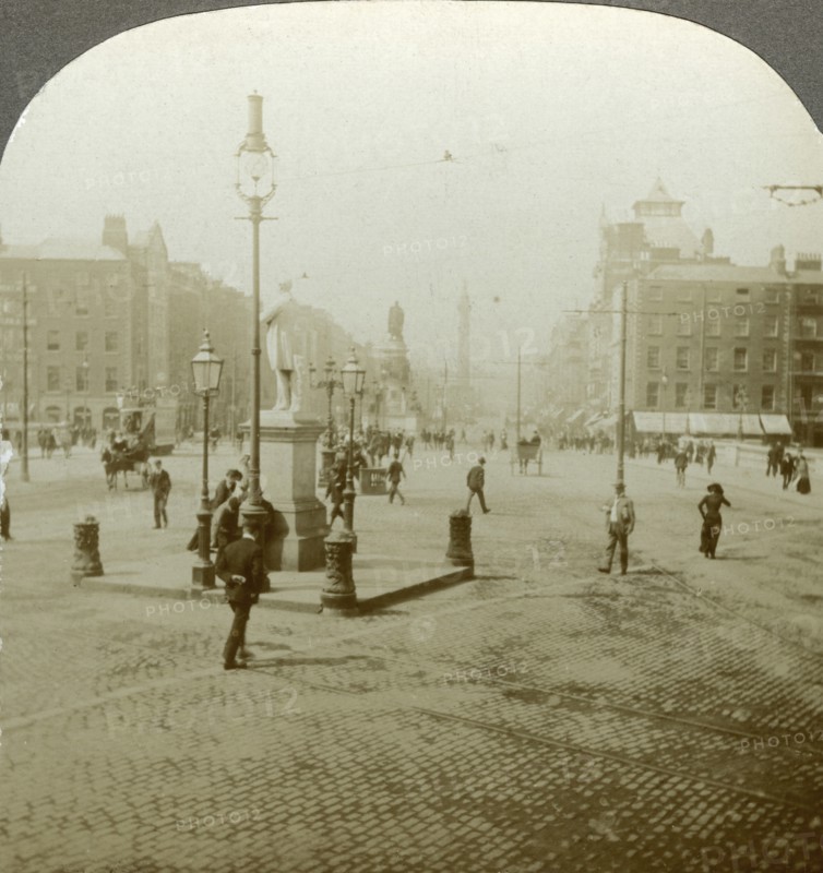 Sackville Street, Dublin, Ireland.Artist: Excelsior Stereoscopic Tours