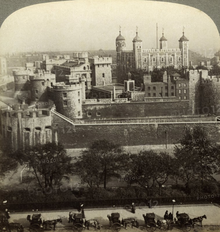 Tower of London, c late 19th century.Artist: Underwood & Underwood