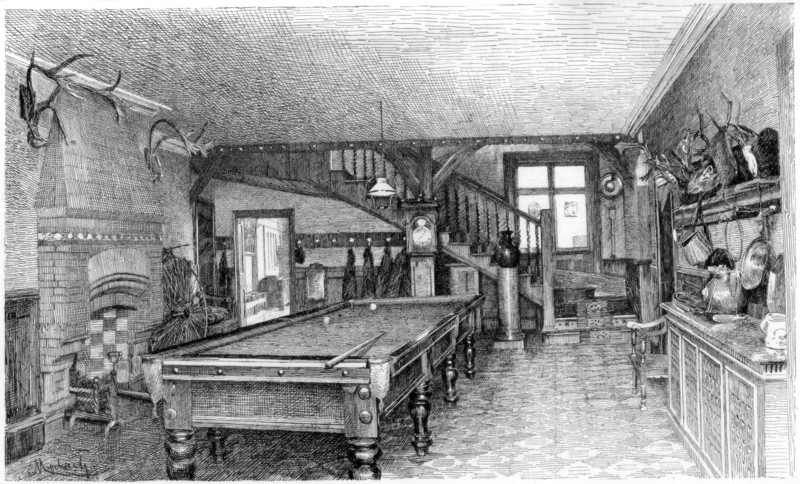 'The Hall at Silverbeck', c1880-1882. Artist: Unknown