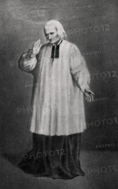 Jean-Marie Vianney, Cure d'Ars, French priest, 1858. Artist: Unknown