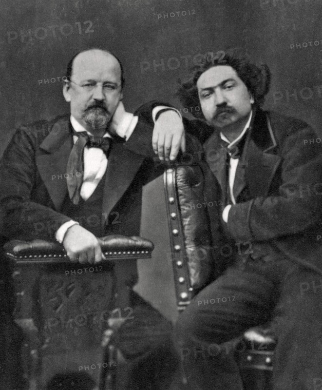 Emile Erckmann and Alexandre Chatrian, French writers, 1887. Artist: Unknown