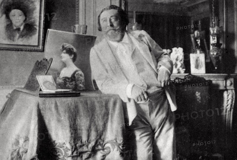 Catulle Mendes, French poet and man of letters, 1906. Artist: Unknown