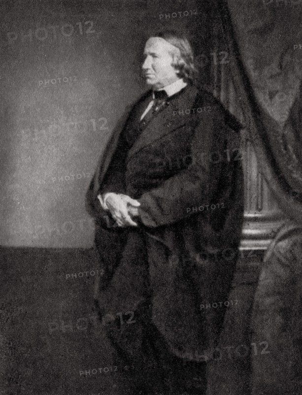 Alfred de Vigny, French poet, playwright and novelist, 1862. Artist: Unknown