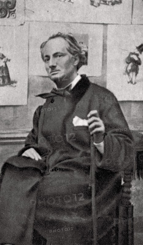 Charles Baudelaire, French poet and art critic, 1857. Artist: Unknown