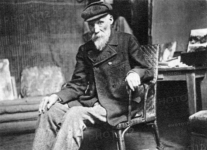 Pierre-Auguste Renoir, French artist, 1917. Artist: Unknown
