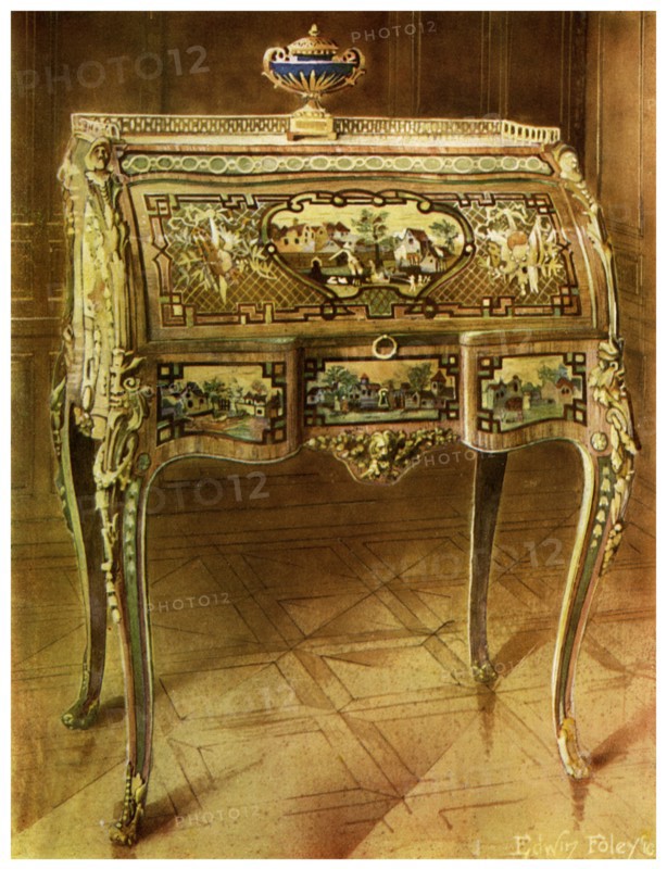 Escritoire a toilette, French, Victoria and Albert Museum, London, 1911-1912.Artist: Edwin Foley