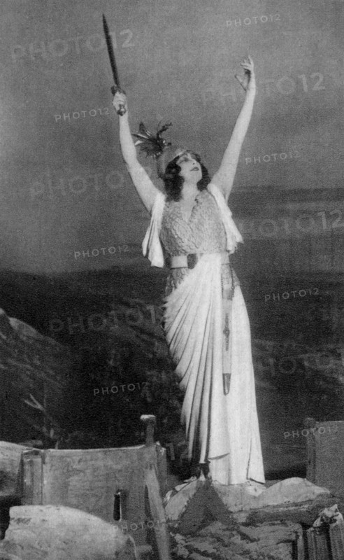 Marthe Chenal, French soprano, 1918. Artist: Unknown