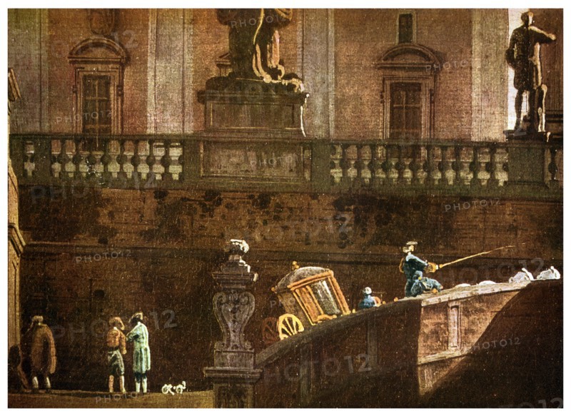 A coach in Rome, 18th century (1956). Artist: Unknown