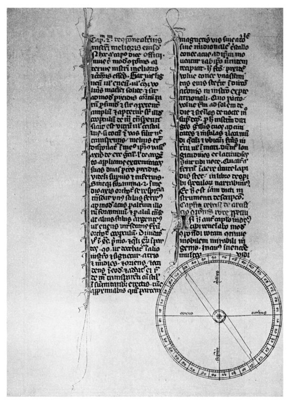 The first pivoted needle compass, c1269 (1956). Artist: Unknown