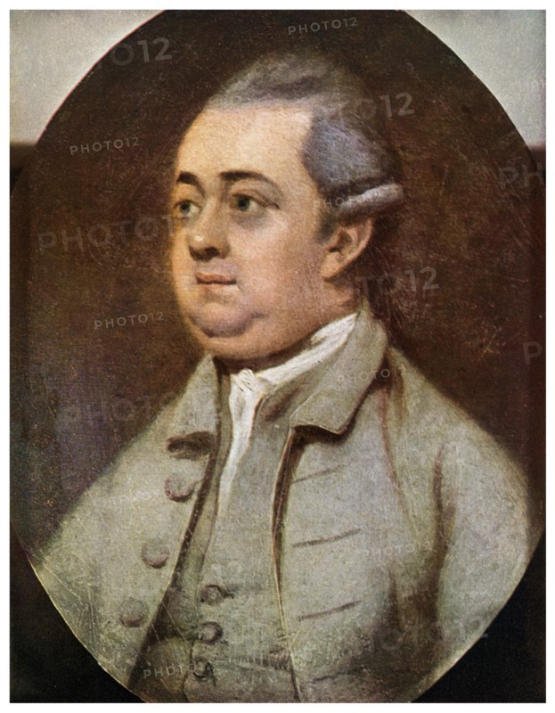 Edward Gibbon, British historian, 1773 (1956). Artist: Unknown