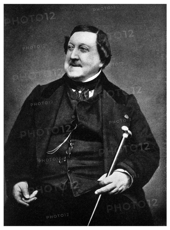 Giaochino Rossini, Italian composer, 19th century (1956). Artist: Unknown