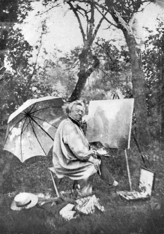 Jean Baptiste Camille Corot, French artist, c1845-1875. Artist: Unknown