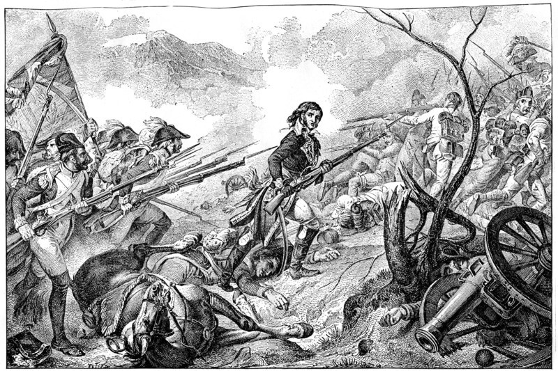 General Joubert at the Battle of Rivoli, 14th January 1797 (1882-1884). Artist: Unknown