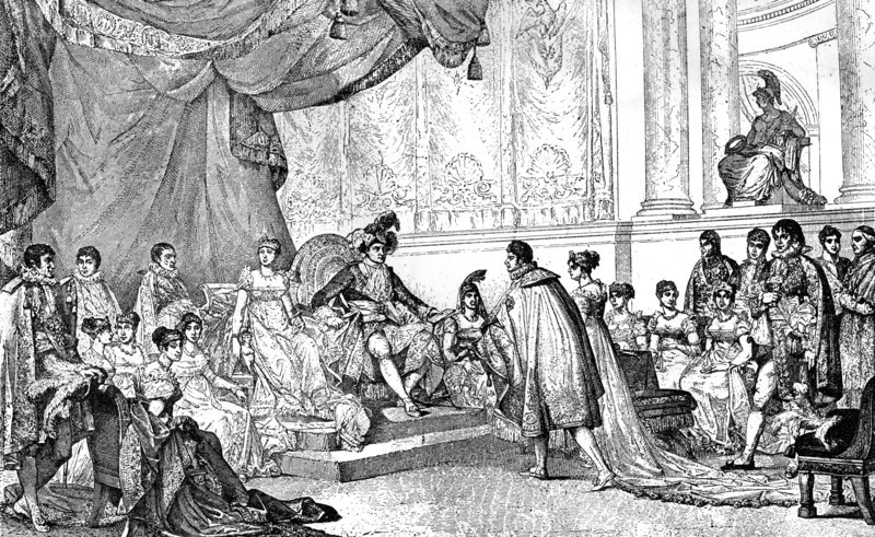 The wedding of Jerome Bonaparte, 22nd August 1807 (1882-1884). Artist: Unknown