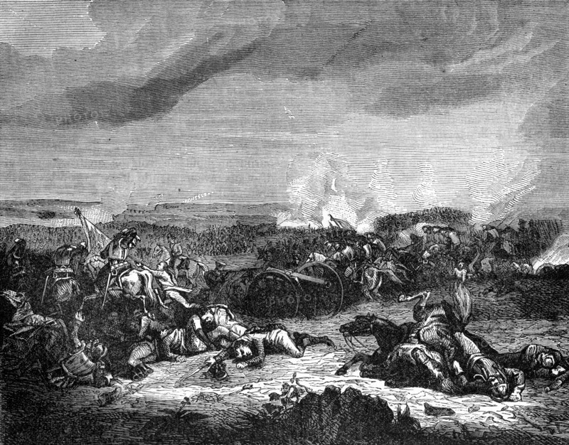 Battle of Champaubert, France, 10th February 1814 (1882-1884).Artist: Duvivier