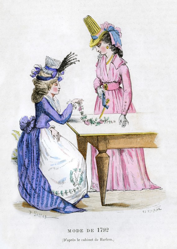 Fashion of 1792 (1882-1884). Artist: Unknown
