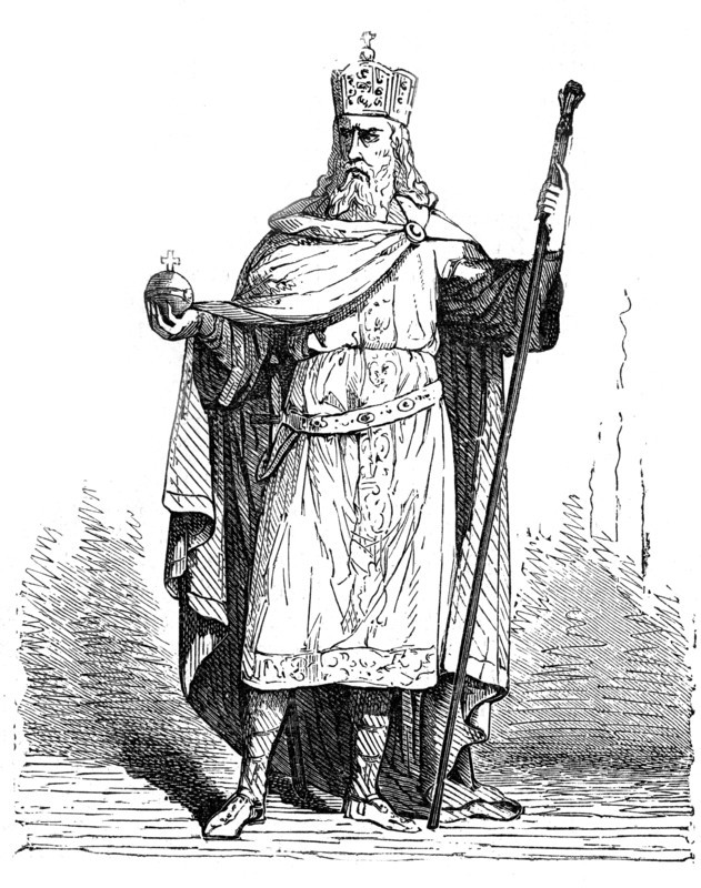 Charlemagne, King of the Franks and Holy Roman Emperor, late 8th - early 9th century (1882-1884). Artist: Unknown