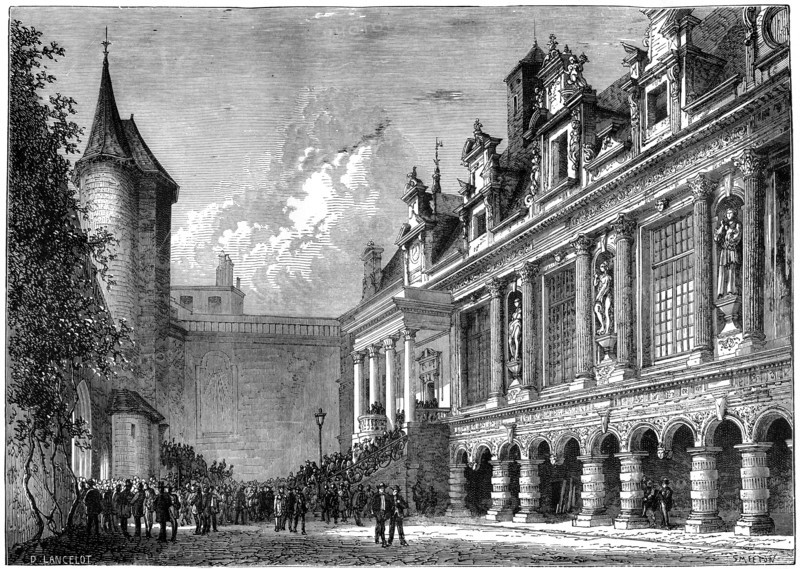 City Hall in La Rochelle, France, 1882-1884. Artist: Smeeton