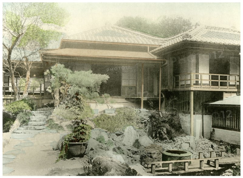 Rear corner of a Japanese house, 1904. Artist: Unknown