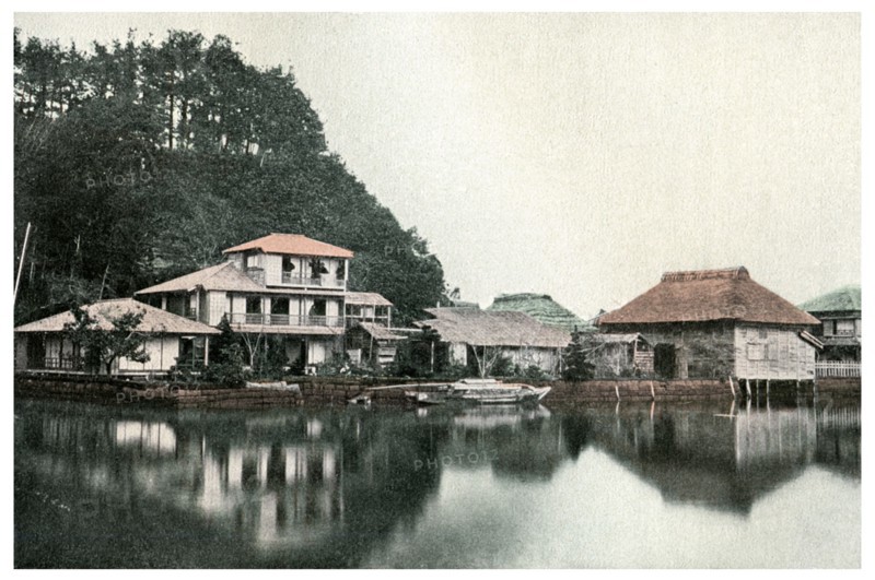 Small summer hotel, Kanazawa, Japan, 1904. Artist: Unknown