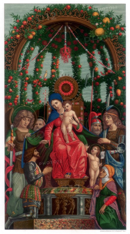 'Madonna of Victory', 1496 (1870). Artist: Franz Kellerhoven