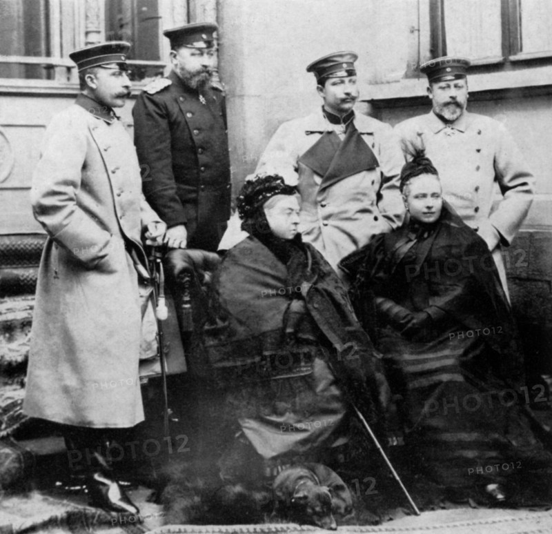 Members of the Royal Family at Coburg, Germany, April 1894 (1964). Artist: Unknown