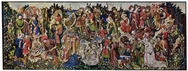 The Chatsworth Hunting Tapestries, first of the series, 1930. Artist: Unknown