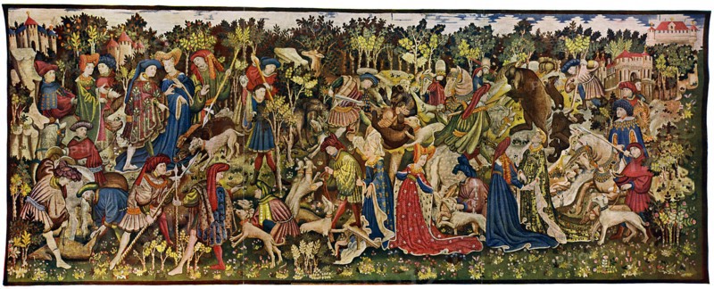 The Chatsworth Hunting Tapestries, second of the series, 1930. Artist: Unknown