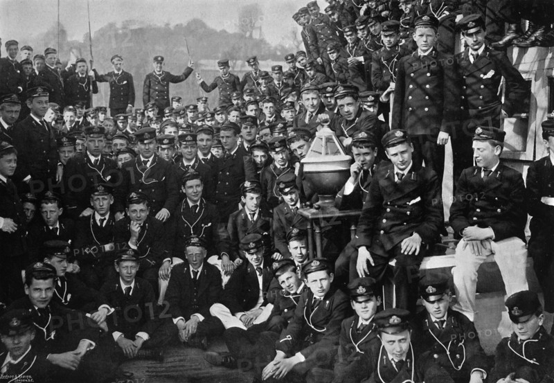 Naval cadets on board HMS 'Britannia', Dartmouth, Devon, 1895 (1896). Artist: Gregory & Co