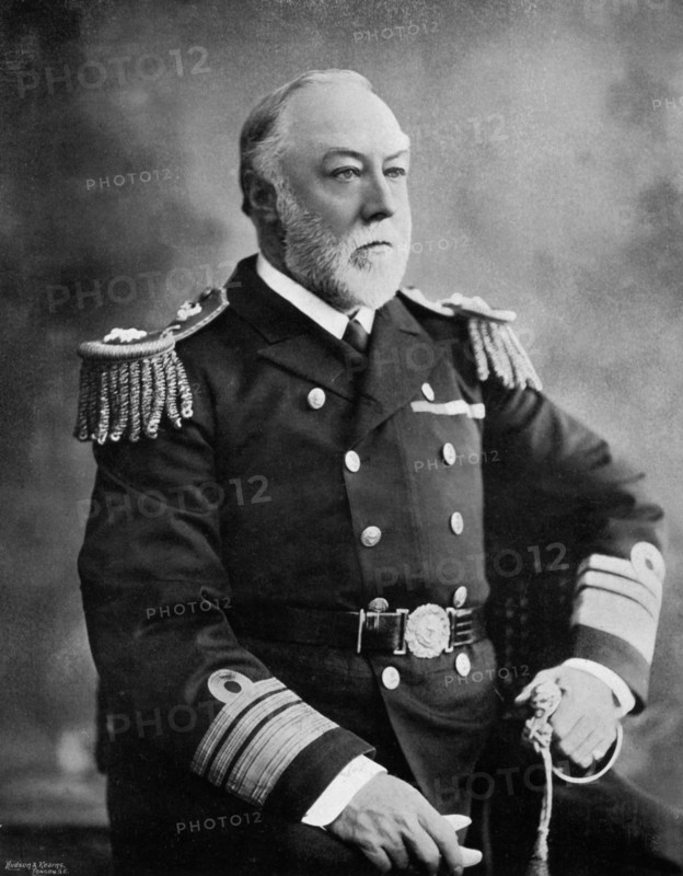 Vice-Admiral Sir Henry Fairfax, British naval officer, 1896.Artist: Symonds & Co