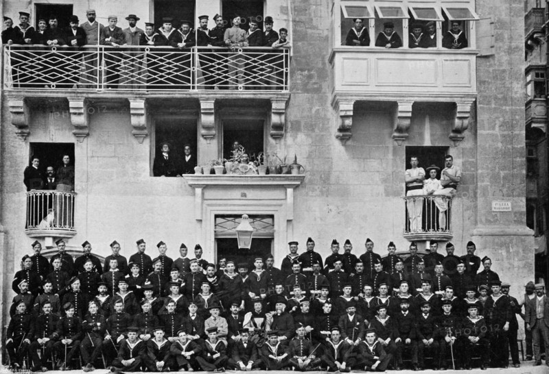 The soldiers and sailors home annual picnic at Malta, 1896. Artist: R Ellis