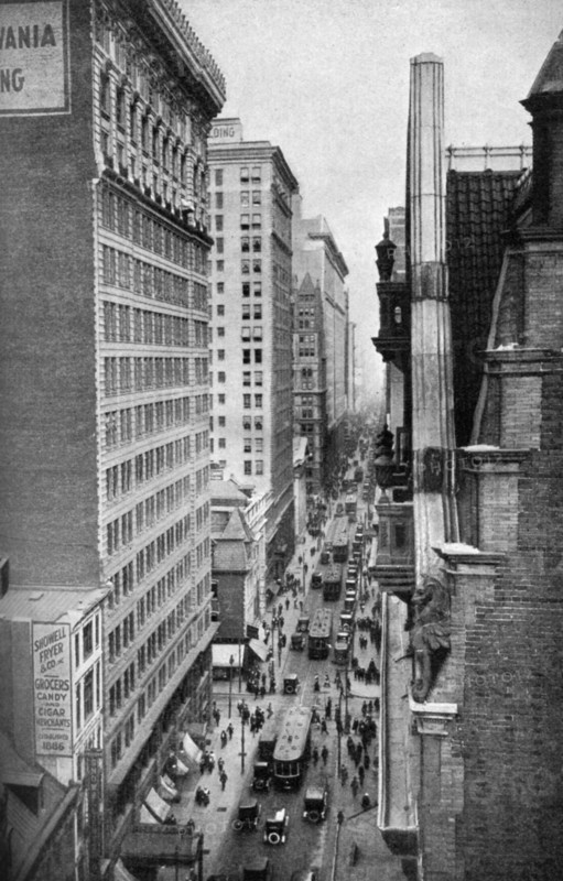 Chestnut Street, Philadelphia, Pennsylvania, USA, c1930s. Artist: Ewing Galloway