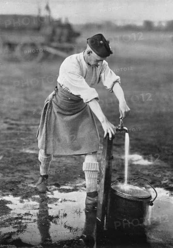 'Camp like, getting water', 1896. Artist: Gregory & Co