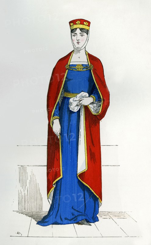 Capetian noblewoman, c1180-1190 (1882-1884). Artist: Unknown