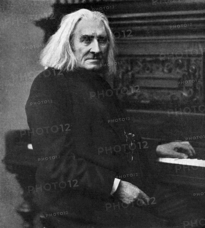 Franz Liszt, Hungarian pianist and composer, 1886 (1951). Artist: Unknown