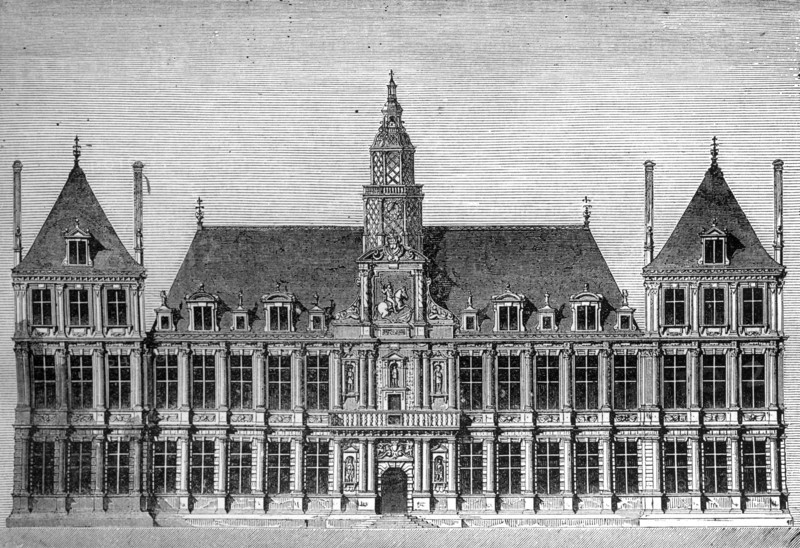Hotel de Ville, Reims, France, 1882-1884. Artist: Unknown