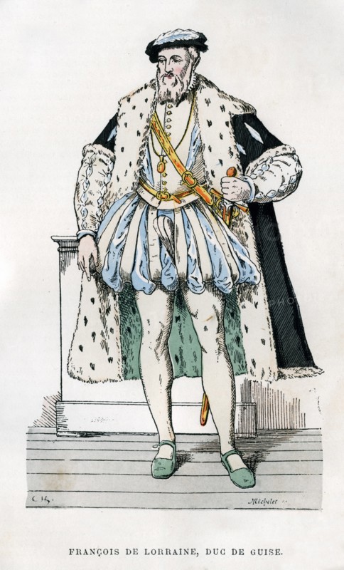 Francis of Lorraine, 2nd Duke of Guise, French soldier and politician, 16th century (1882-1884).Artist: Micheler