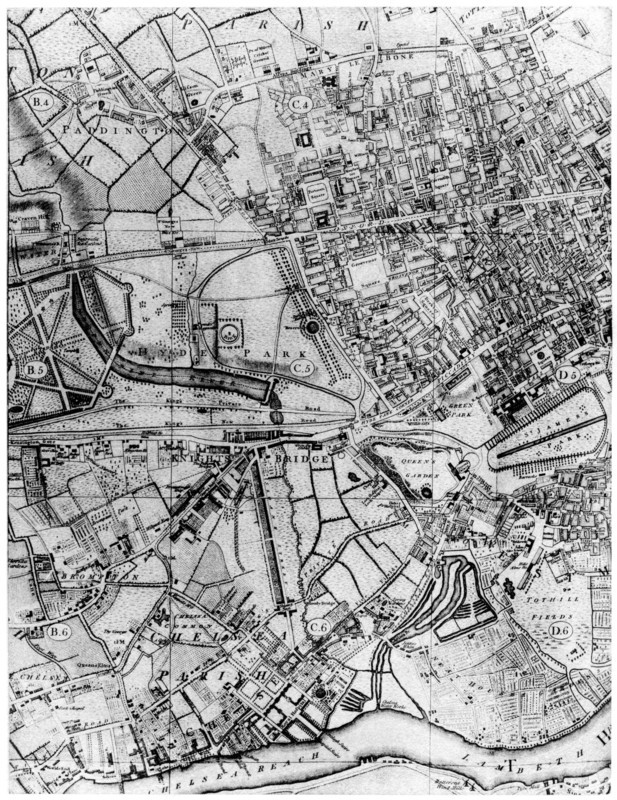 Plan of the parish of St George's, Hanover Square, London, 1907. Artist: Unknown