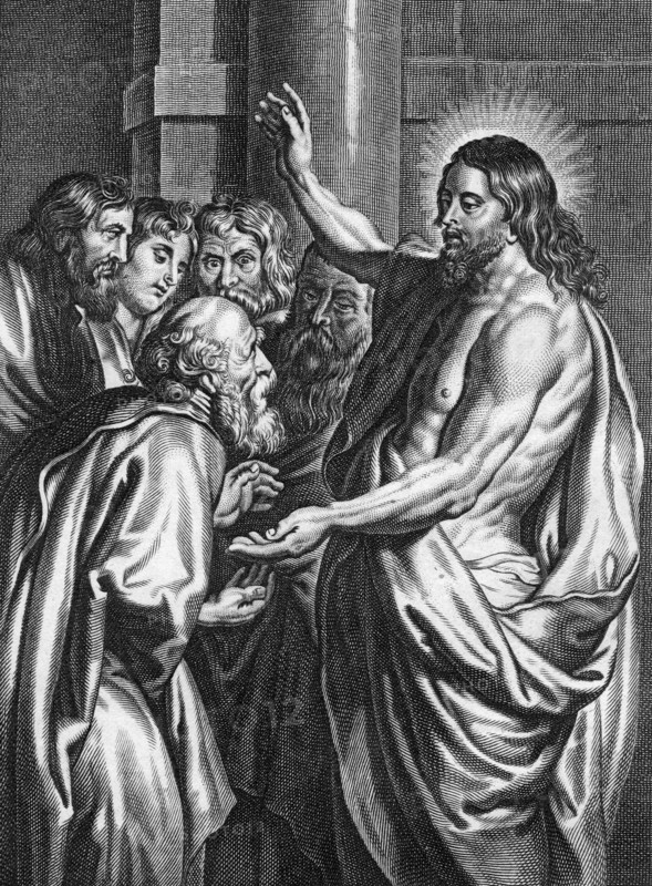Christ's friendly warning to Peter, 1814.Artist: P Rothwell