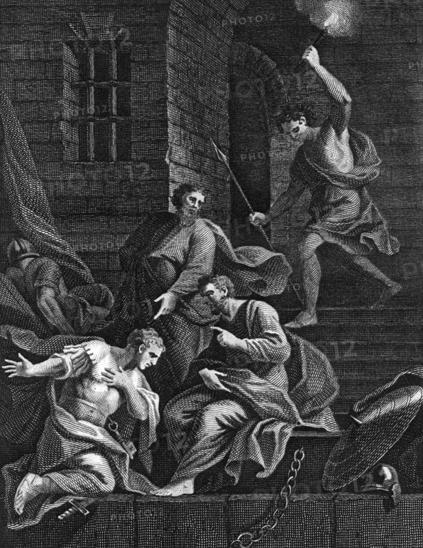 Conversion of the gaoler, 1815. Artist: Unknown
