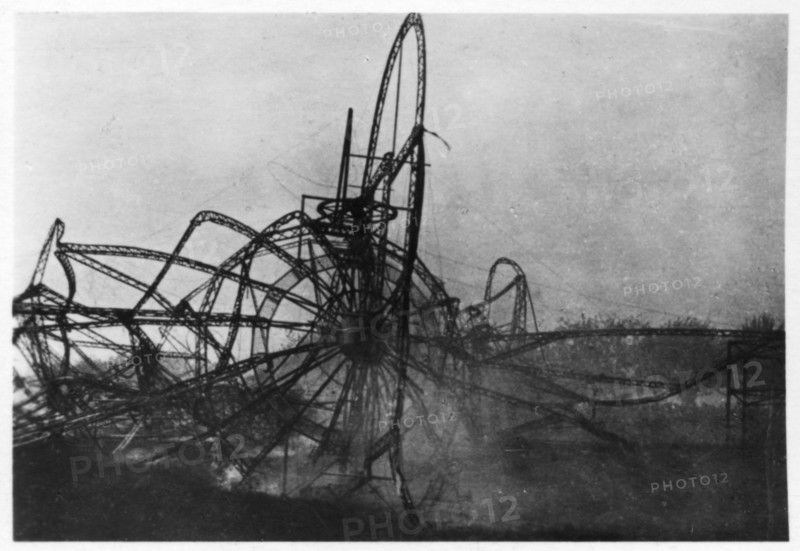 Zeppelin LZ4 after the Echterdingen disaster, Germany, 1908 (1933). Artist: Unknown