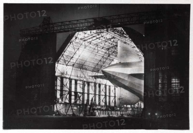 Preparations for a night flight, Zeppelin LZ 127 'Graf Zeppelin', 1933. Artist: Unknown