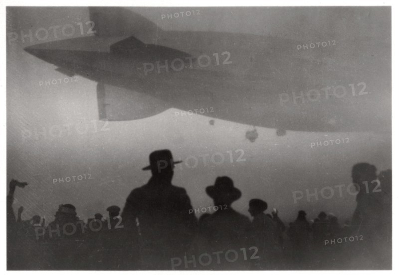 Zeppelin LZ 126 ascending in fog, c1924-1933 (1933). Artist: Unknown
