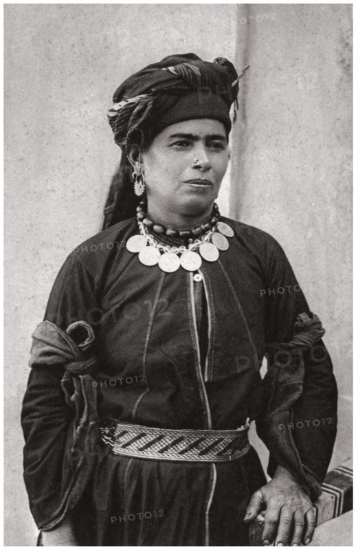 Kurdish lady in her best costume, Iraq, 1925. Artist: A Kerim