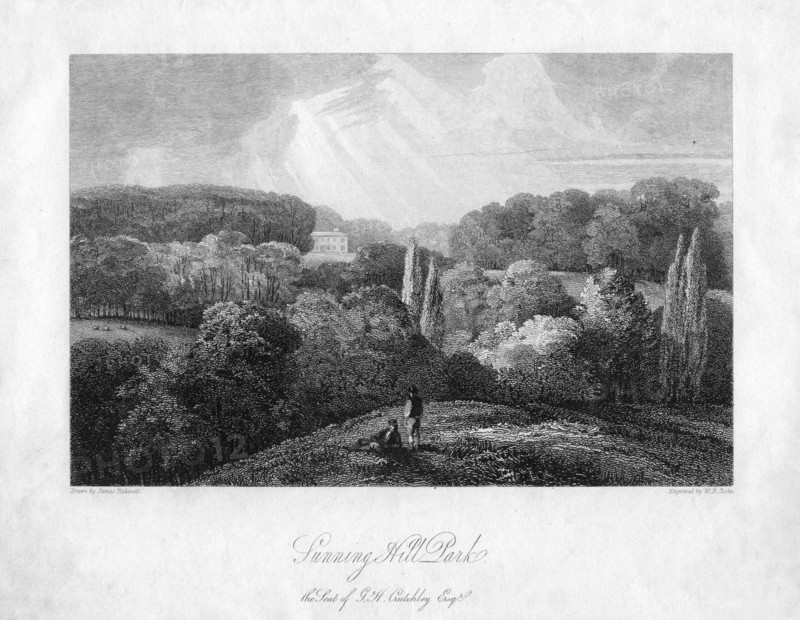 Sunninghill Park, Berkshire, 1813. Artist: William Bernard Cooke