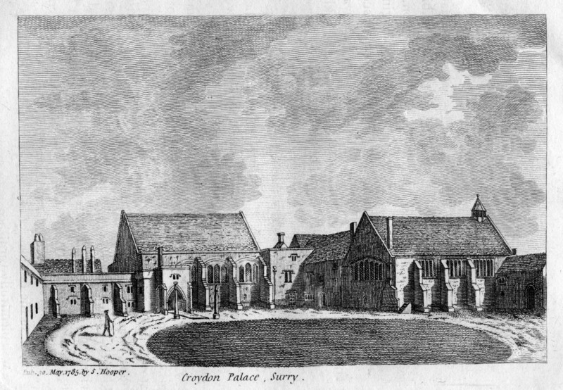 Croydon Palace, Surrey, 1785. Artist: Unknown